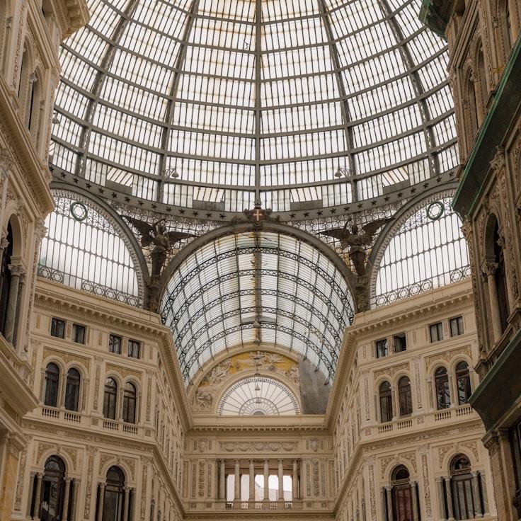 Shopping mall with wide corridors suitable for strollers